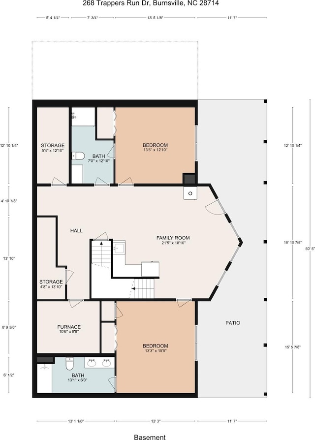 268 Trappers Run Dr, Burnsville, NC 28714 - property floor plan