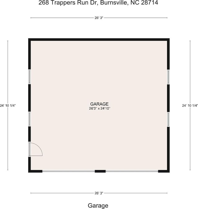 268 Trappers Run Dr, Burnsville, NC 28714 - room layout