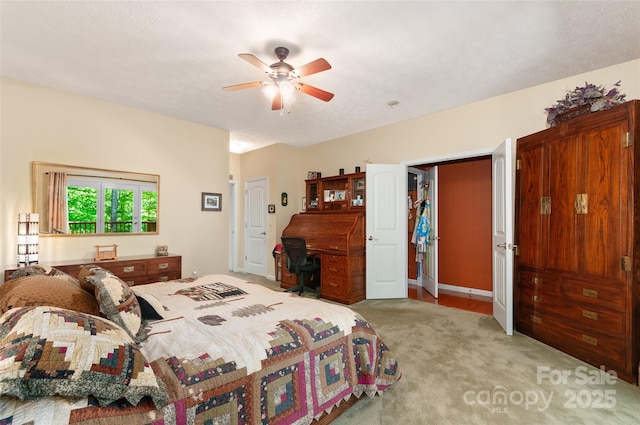 399 Stepping Stone Ln, Waynesville, NC 28786 - carpeted bedroom featuring a ceiling fan