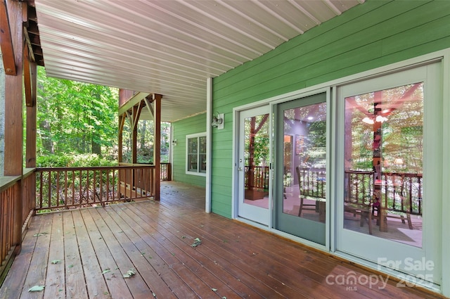 399 Stepping Stone Ln, Waynesville, NC 28786 - view of wooden terrace