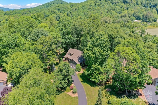 399 Stepping Stone Ln, Waynesville, NC 28786 - bird's eye view of a heavily wooded area