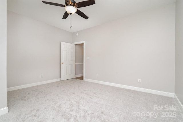 6201 New Hope Church Rd, Marshville, NC 28103 - carpeted empty room with a ceiling fan and baseboards