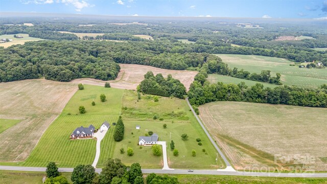 6201 New Hope Church Rd, Marshville, NC 28103 - aerial view of sparsely populated area with large plots for crops