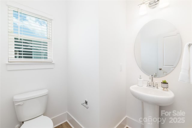 32616 Millingport Rd Unit 7144, New London, NC 28127 - half bathroom featuring toilet and baseboards