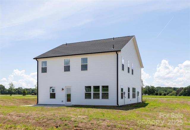32616 Millingport Rd Unit 7144, New London, NC 28127 - rear view of house featuring a patio and a lawn