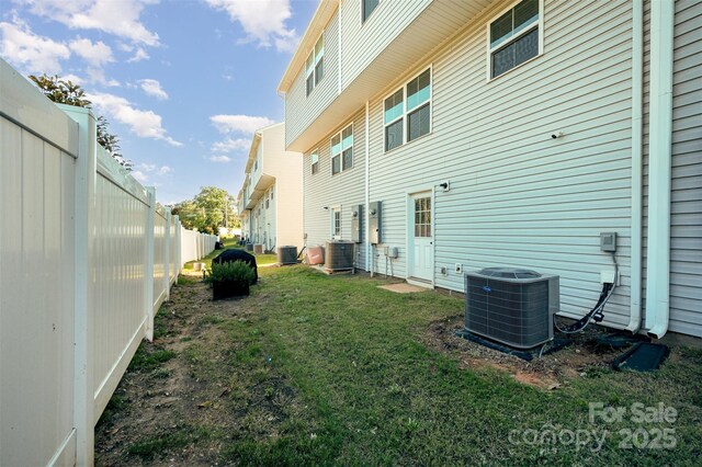 2037 Langer St, Charlotte, NC 28214 - rear view of house with central AC