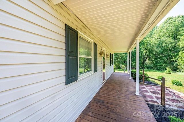 view of porch