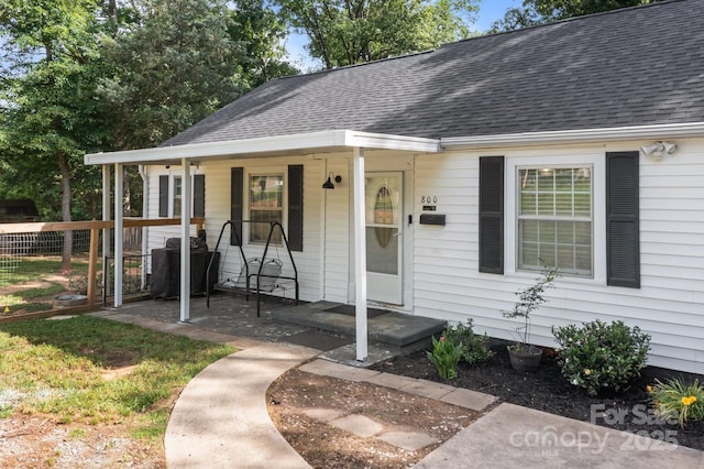800 Woodlawn St, Belmont, NC 28012 - view of front of house with a porch and a shingled roof