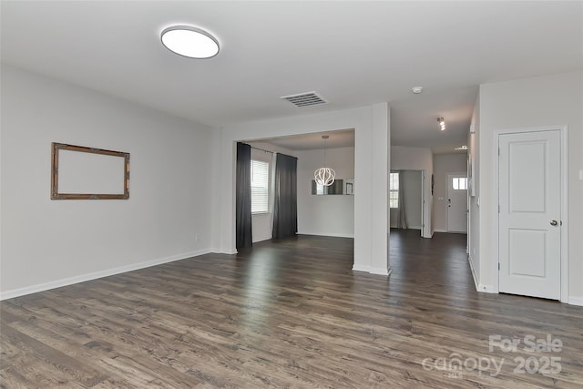9505 Cotswood Pl, Gastonia, NC 28056 - unfurnished room with dark wood finished floors