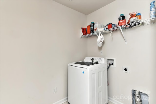 9505 Cotswood Pl, Gastonia, NC 28056 - washroom featuring washer / clothes dryer and baseboards