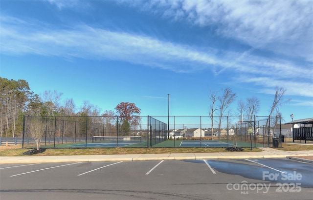 9505 Cotswood Pl, Gastonia, NC 28056 - uncovered parking lot with a tennis court and community basketball court