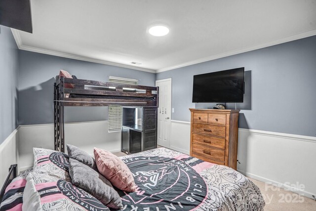 1503 Stoney Ct, York, SC 29745 - bedroom featuring crown molding and carpet