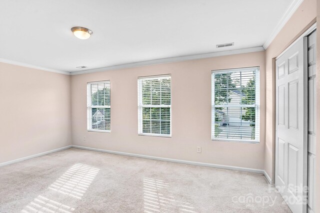 1503 Stoney Ct, York, SC 29745 - carpeted spare room with ornamental molding, baseboards, and healthy amount of natural light