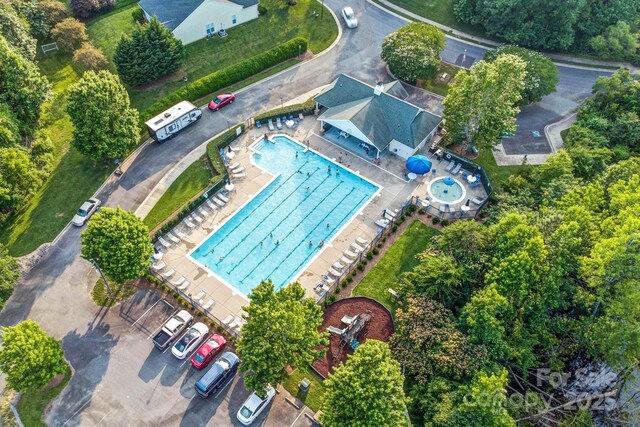 1503 Stoney Ct, York, SC 29745 - drone / aerial view of a pool