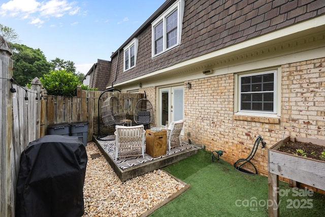 3528 Colony Rd Unit A, Charlotte, NC 28211 - view of patio / terrace with grilling area