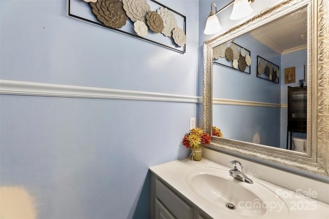 641 Saratoga Dr, Clover, SC 29710 - bathroom with vanity and toilet