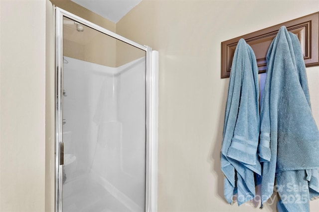 641 Saratoga Dr, Clover, SC 29710 - bathroom featuring a stall shower