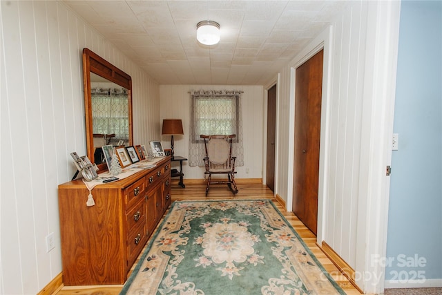 773 Peppers Creek Rd, Marion, NC 28752 - hallway with light wood-style floors