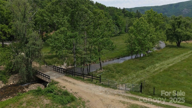 773 Peppers Creek Rd, Marion, NC 28752 - view of mountain backdrop featuring rural landscape and a heavily wooded area