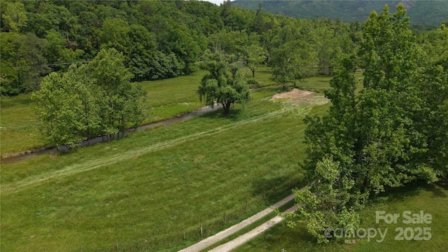 773 Peppers Creek Rd, Marion, NC 28752 - aerial view of property's location with rural landscape and a heavily wooded area