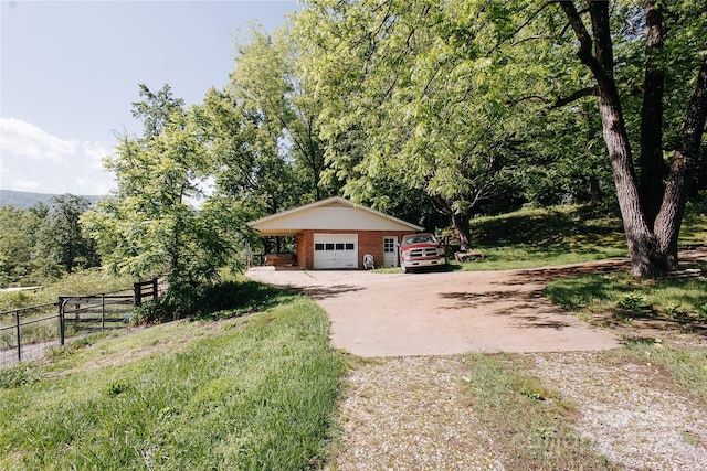 773 Peppers Creek Rd, Marion, NC 28752 - detached garage with concrete driveway