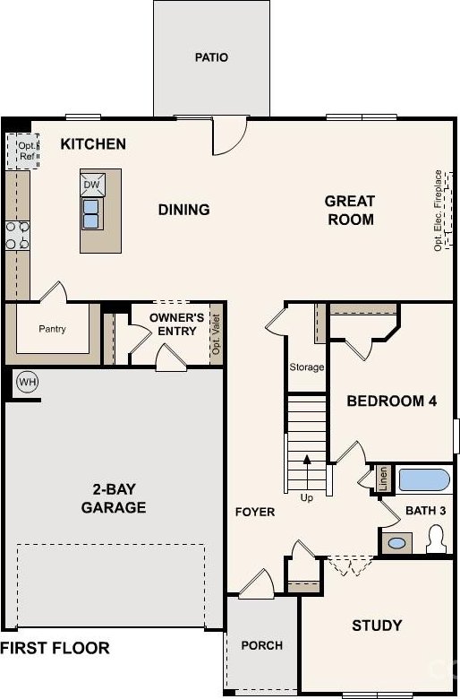 2588 Blue Sky Meadows Dr, Monroe, NC 28110 - room layout