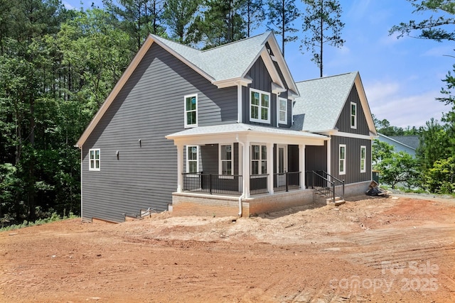 4315 Palm Dr, Denver, NC 28037 - back of house featuring roof with shingles and board and batten siding