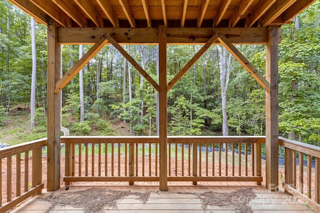 4315 Palm Dr, Denver, NC 28037 - wooden terrace featuring a view of trees