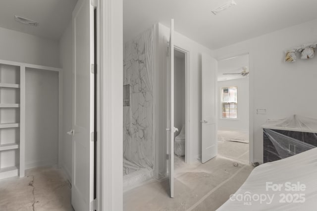 4315 Palm Dr, Denver, NC 28037 - full bathroom featuring a marble finish shower and toilet