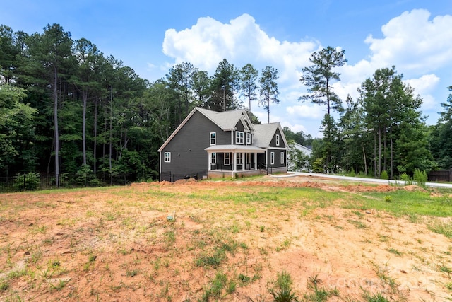 4315 Palm Dr, Denver, NC 28037 - view of front facade featuring a wooded view