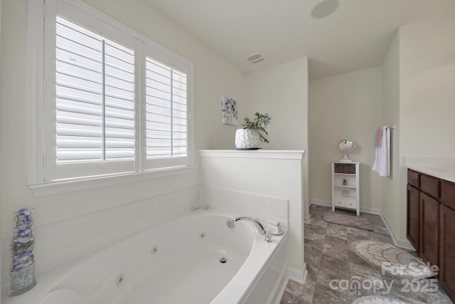 6192 Kilchurn Dr, Fort Mill, SC 29707 - full bath featuring vanity and a whirlpool tub