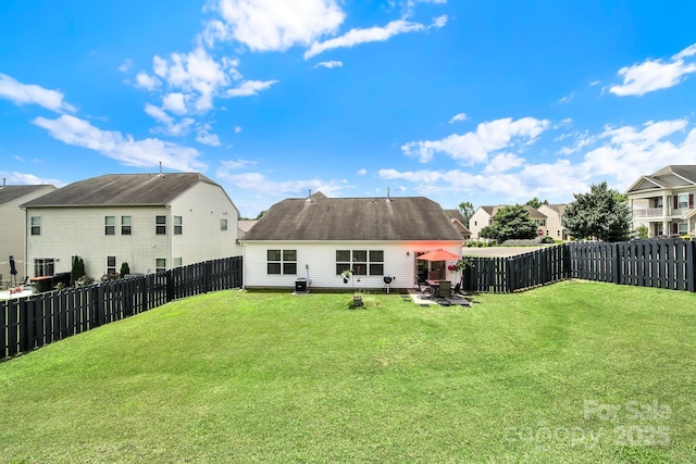 6192 Kilchurn Dr, Fort Mill, SC 29707 - back of house with a fenced backyard and a residential view