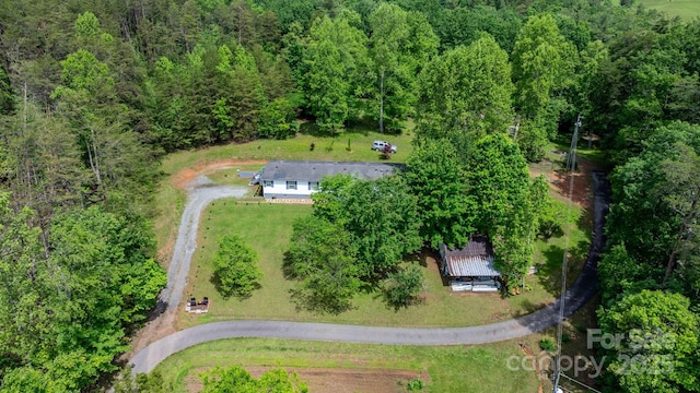 4375 Fox Rd, Lenoir, NC 28645 - view from above of property with a forest