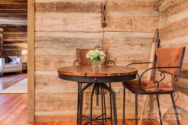 30 Wagon Mountain Dr, Weaverville, NC 28787 - dining area featuring wood-type flooring
