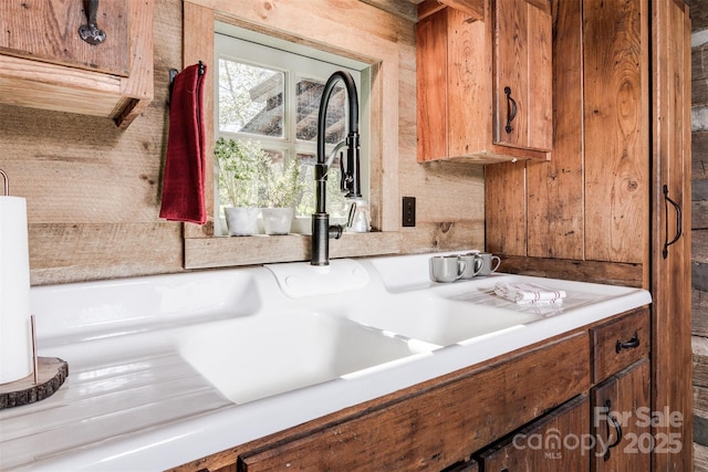 30 Wagon Mountain Dr, Weaverville, NC 28787 - kitchen featuring light countertops and brown cabinets