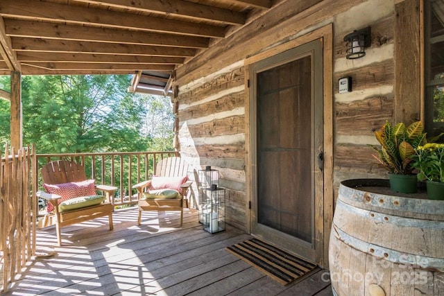 30 Wagon Mountain Dr, Weaverville, NC 28787 - view of deck