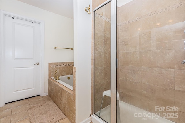 12822 Plumleaf Dr, Charlotte, NC 28213 - full bath with a shower stall and a garden tub