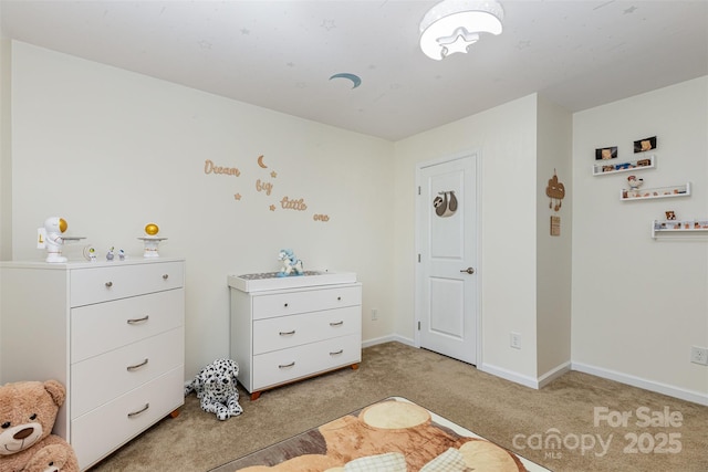 12822 Plumleaf Dr, Charlotte, NC 28213 - bedroom featuring light colored carpet and baseboards