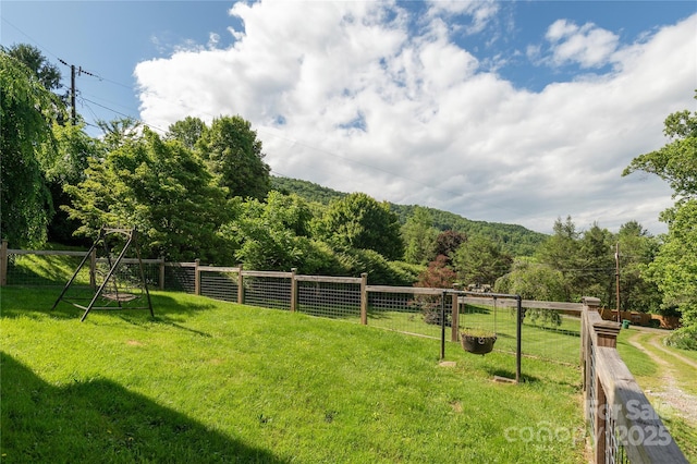 223 Smith Cove Rd, Candler, NC 28715 - view of yard with a forest view