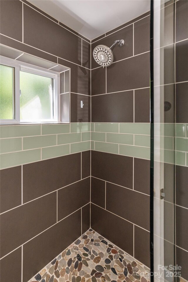 223 Smith Cove Rd, Candler, NC 28715 - full bath featuring tiled shower
