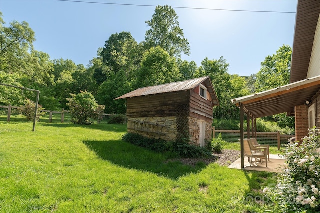 223 Smith Cove Rd, Candler, NC 28715 - view of yard with a patio area