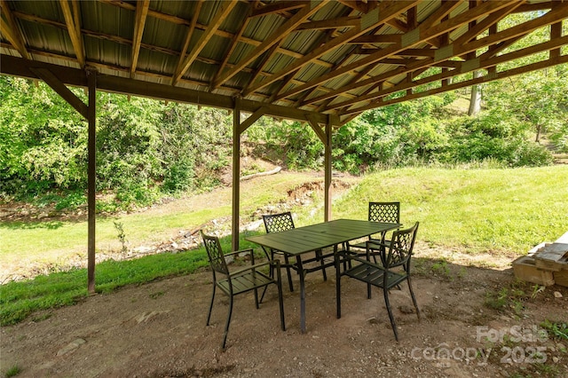 223 Smith Cove Rd, Candler, NC 28715 - view of patio with outdoor dining area