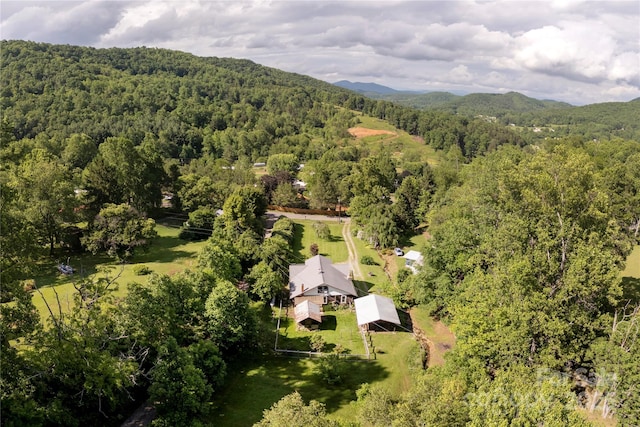 223 Smith Cove Rd, Candler, NC 28715 - bird's eye view of a forest