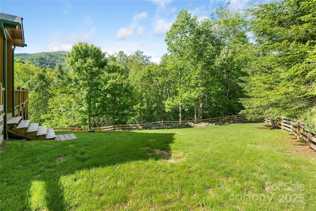 148 Pearl Way, Burnsville, NC 28714 - view of yard featuring a wooded view
