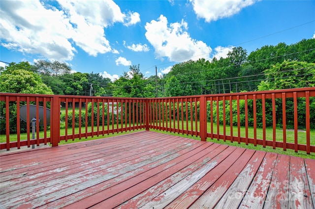 923 Yuma St, Charlotte, NC 28213 - deck featuring a yard