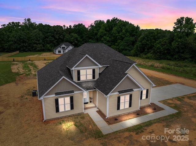 4949 Rimer Rd Unit 4, Concord, NC 28025 - view of front of house featuring roof with shingles and central air condition unit