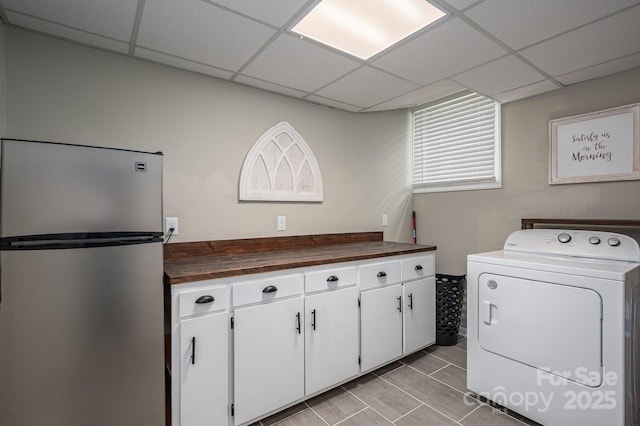 1761 Arden Dr, Lincolnton, NC 28092 - laundry room featuring washer / dryer and cabinet space