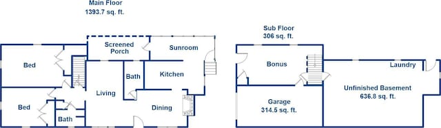 15 Gaddy Rd, Weaverville, NC 28787 - view of home floor plan