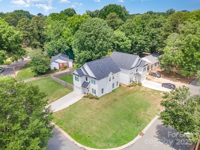 3004 Marlowe Ave, Charlotte, NC 28208 - aerial view of property and surrounding area with a forest