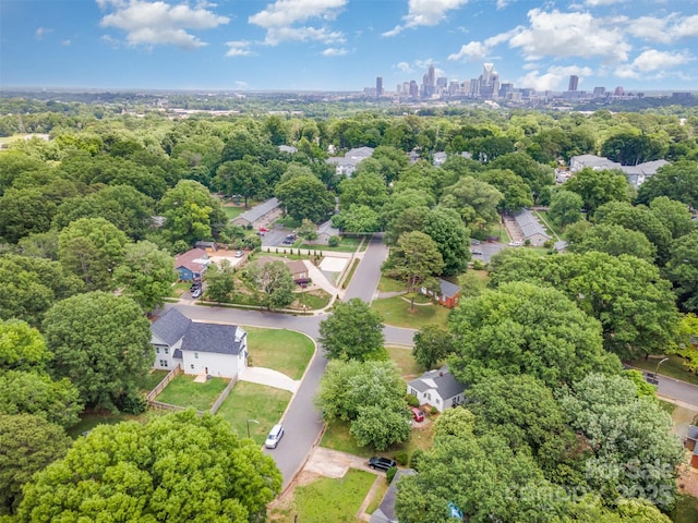 3004 Marlowe Ave, Charlotte, NC 28208 - aerial view of city skyline